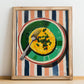 Polenta – Italian Dish, Restaurant Poster, no-text version framed in wood