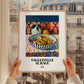 Tagliatelle al Ragu – Italian Pasta, Trattoria Illustration, styled in a charming Paris street view