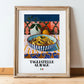 Tagliatelle al Ragu – Italian Pasta, Trattoria Illustration, in wooden frame leaning on the floor