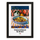 Tagliatelle al Ragu – Italian Pasta, Trattoria Illustration, in sleek black frame