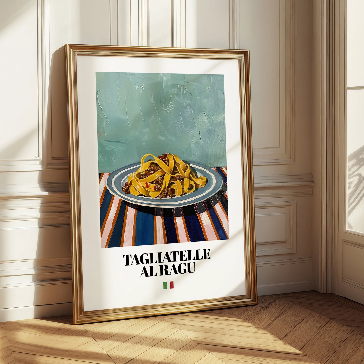 Tagliatelle al Ragu – Italian Pasta, Ristorante Painting