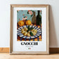 Gnocchi – Italian Pasta, Trattoria Wall Decor, in wooden frame leaning on the floor
