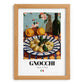 Gnocchi – Italian Pasta, Trattoria Wall Decor, set in oak frame