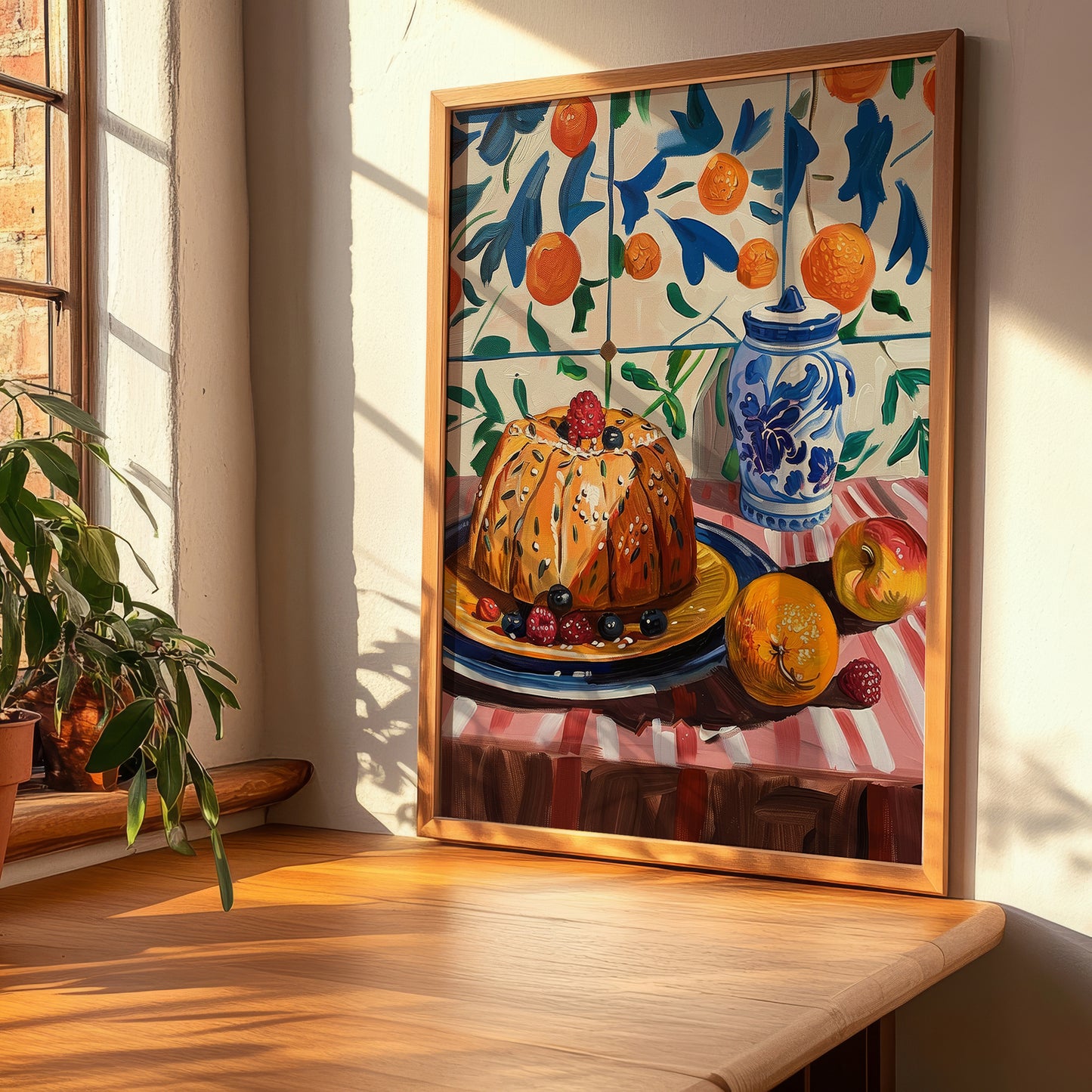 Panettone – Italian Bread Dish, Restaurant Wall Art, clean layout with no caption