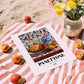 Panettone – Italian Bread Dish, Restaurant Wall Art, unframed on coastal sand