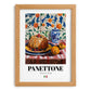 Panettone – Italian Bread Dish, Restaurant Wall Art, set in oak frame
