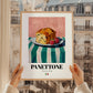 Panettone – Italian Bread Dish, Tavern Poster, styled in a charming Paris street view