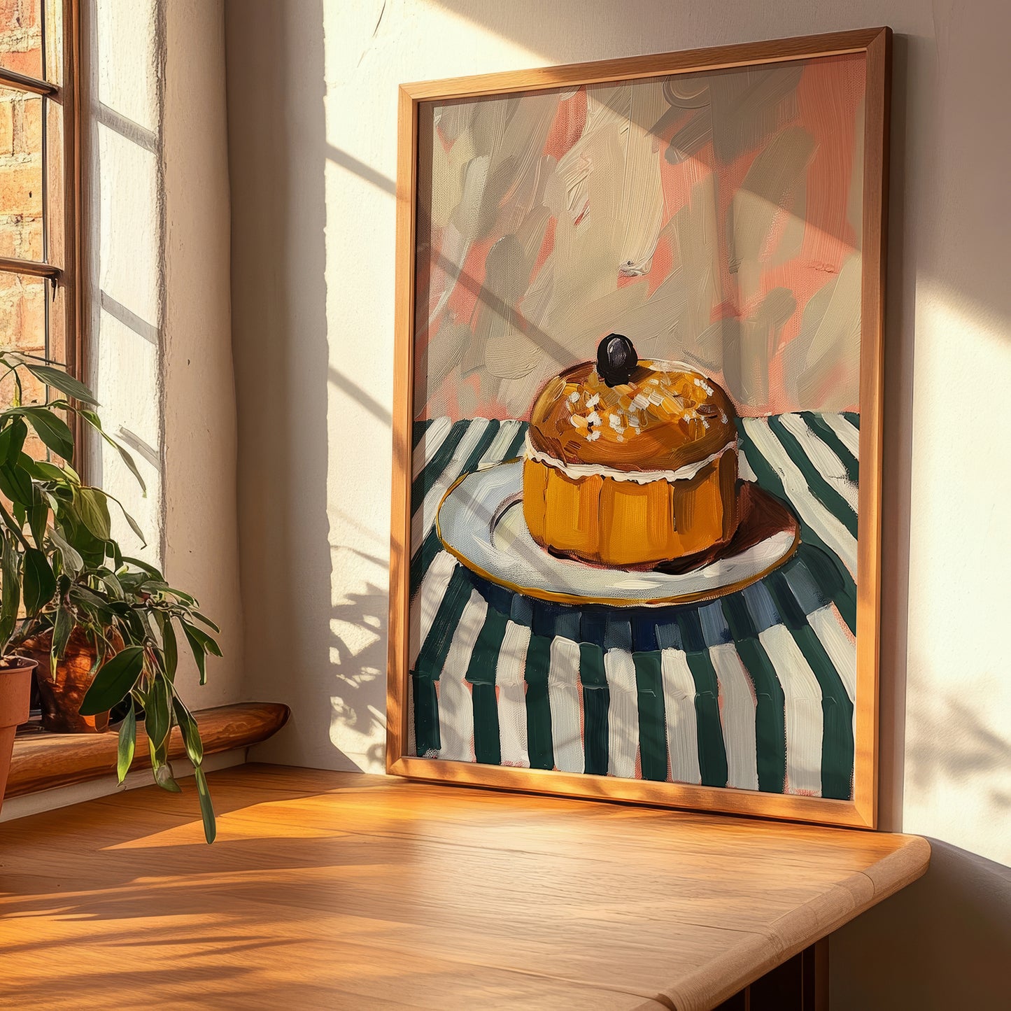 Panettone – Italian Bread Dish, Restaurant Art, clean layout with no caption