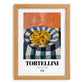 Tortellini – Italian Pasta, Trattoria Poster, set in oak frame