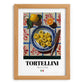 Tortellini – Italian Pasta, Ristorante Wall Art, set in oak frame