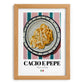 Cacio e Pepe – Italian Pasta, Osteria Still Life, set in oak frame