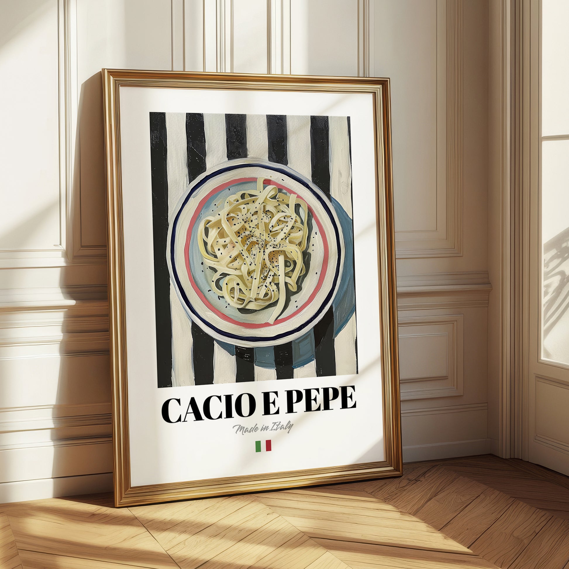 Cacio e Pepe – Italian Pasta, Trattoria Print