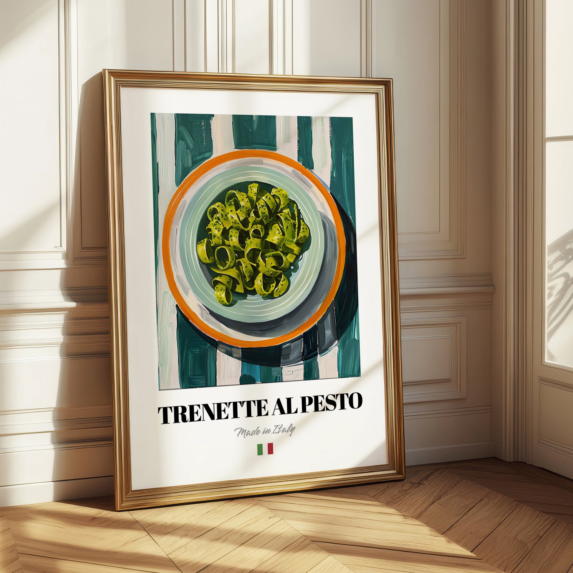 Trenette al Pesto – Italian Pasta, Osteria Poster