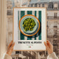 Trenette al Pesto – Italian Pasta, Osteria Poster, styled in a charming Paris street view