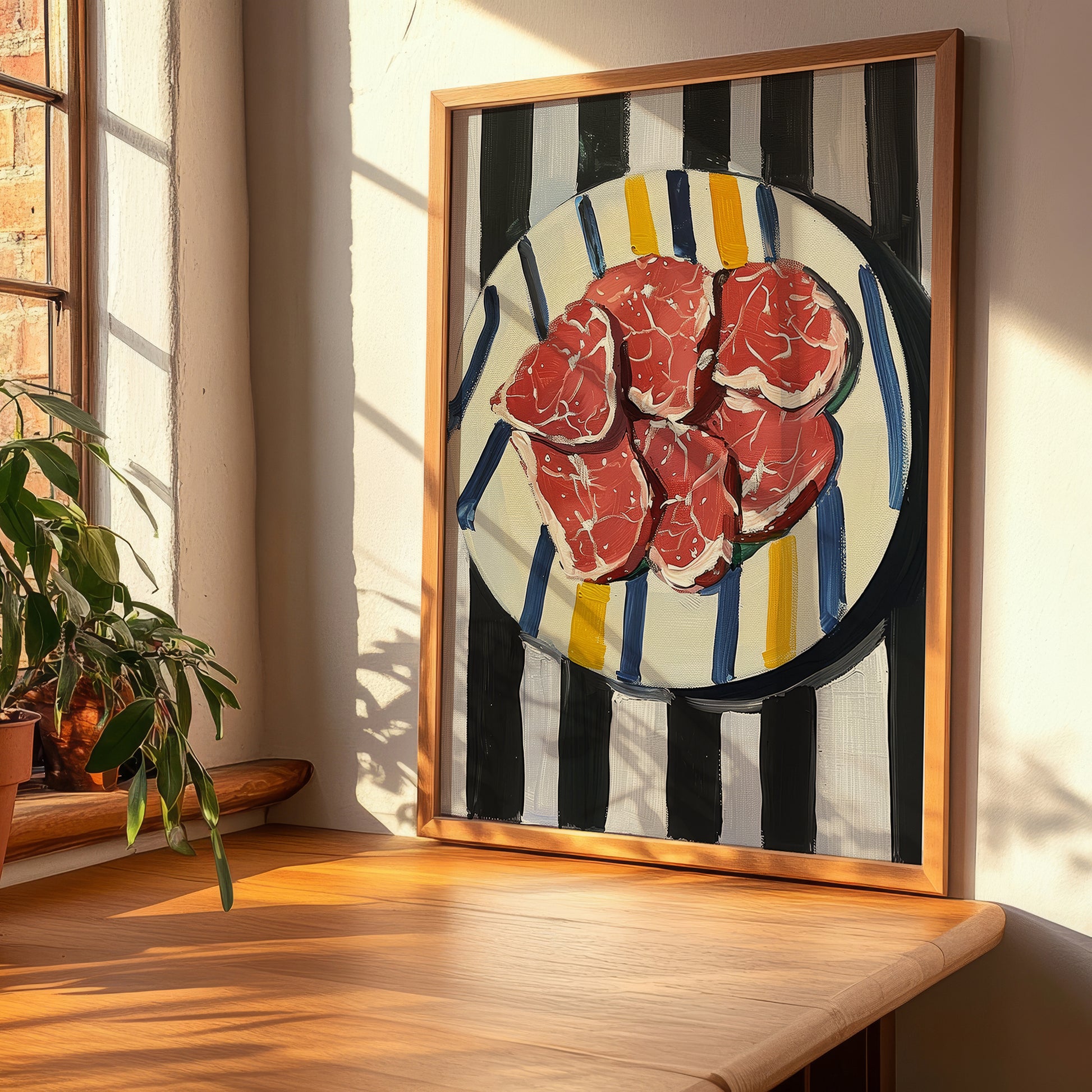 Carpaccio – Italian Meat Dish, Restaurant Still Life, clean layout with no caption
