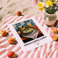 Stracciatella Soup – Italian Soup Dish, Farmhouse Kitchen Poster, unframed on coastal sand
