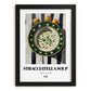 Stracciatella Soup – Italian Soup Dish, Bistro Painting, in sleek black frame