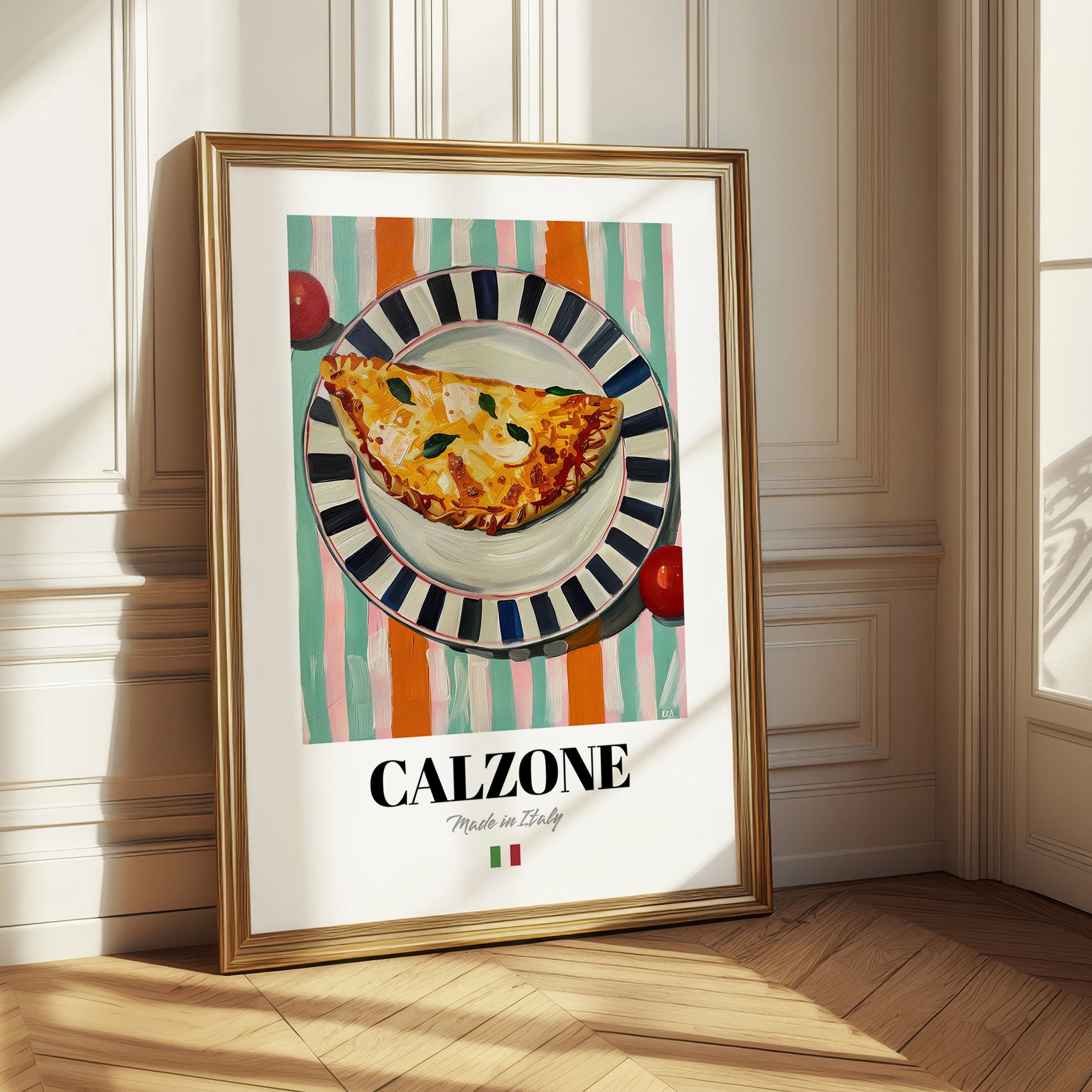 Calzone – Italian Pizza, Pizzeria Print