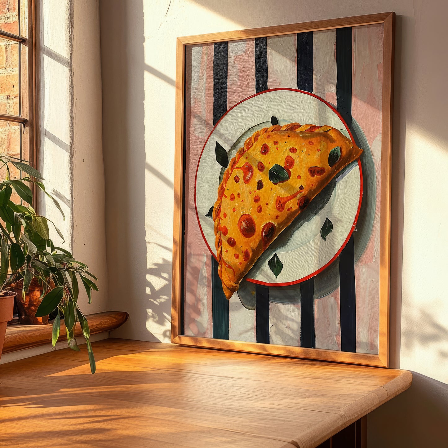Calzone – Italian Pizza, Restaurant Poster, clean layout with no caption