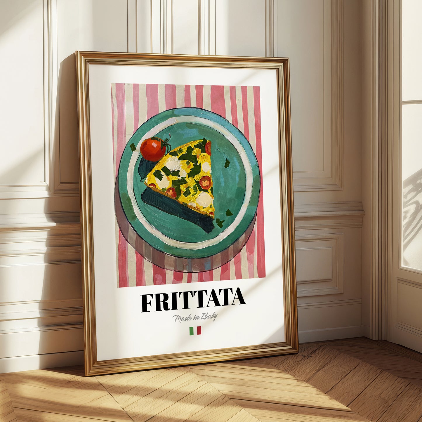 Frittata – Italian Snack Dish, Restaurant Poster