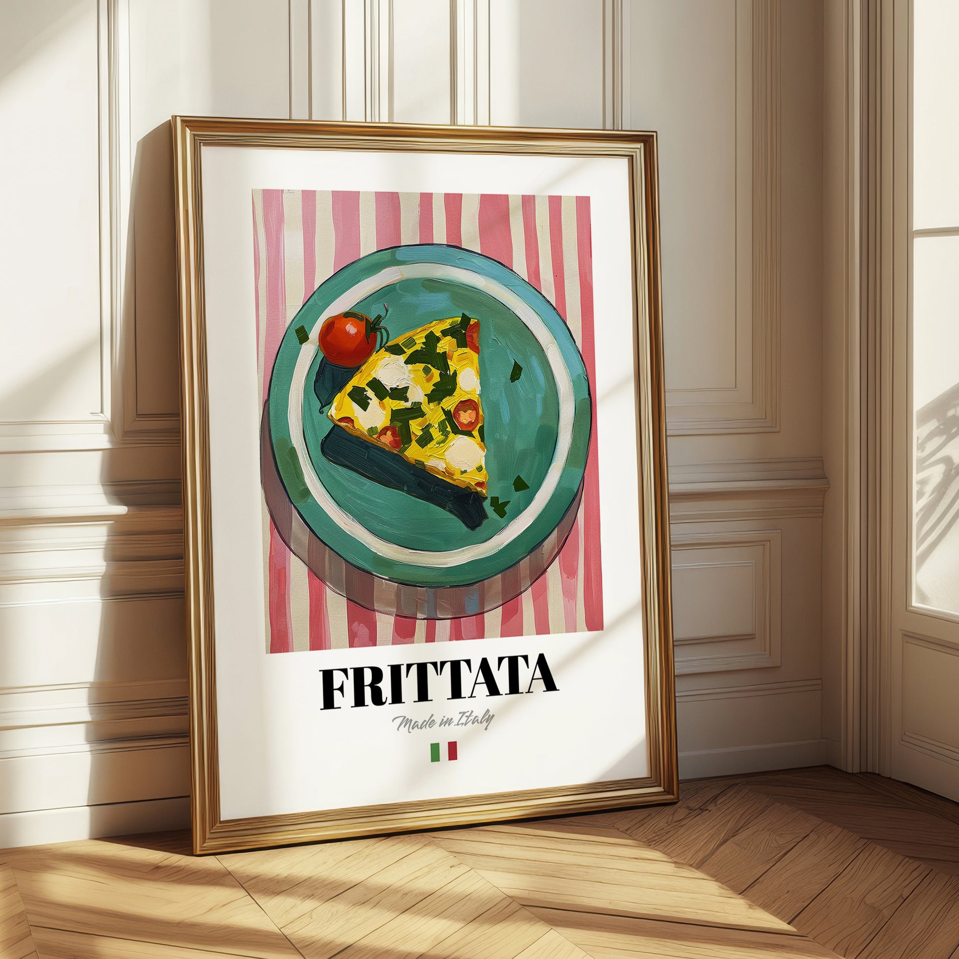 Frittata – Italian Snack Dish, Restaurant Poster