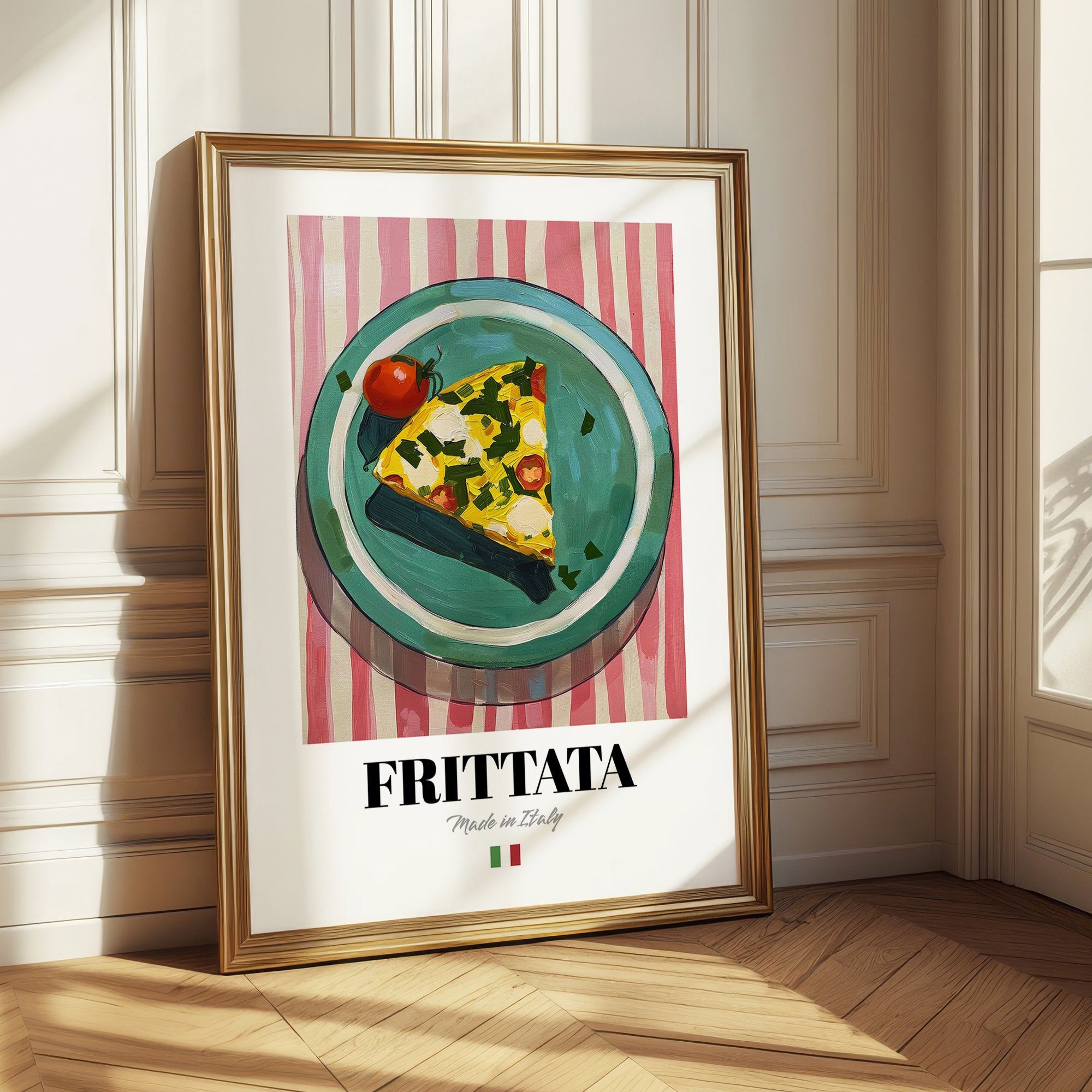 Frittata – Italian Snack Dish, Restaurant Poster