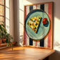 Frittata – Italian Snack Dish, Restaurant Poster, clean layout with no caption