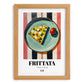 Frittata – Italian Snack Dish, Restaurant Poster, set in oak frame