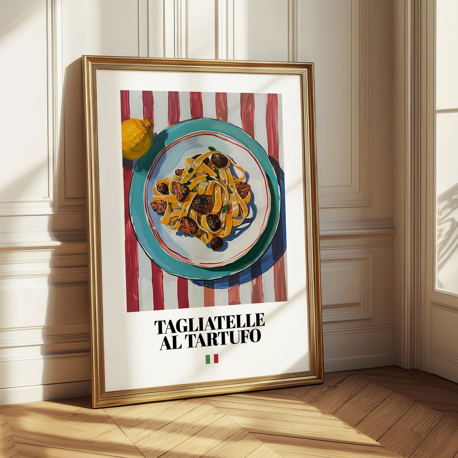 Tagliatelle al Tartufo – Italian Pasta, Osteria Wall Art