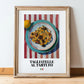 Tagliatelle al Tartufo – Italian Pasta, Osteria Wall Art, in wooden frame leaning on the floor
