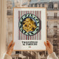 Tagliatelle al Tartufo – Italian Pasta, Osteria Poster, styled in a charming Paris street view