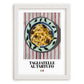 Tagliatelle al Tartufo – Italian Pasta, Osteria Poster, placed in minimal white frame