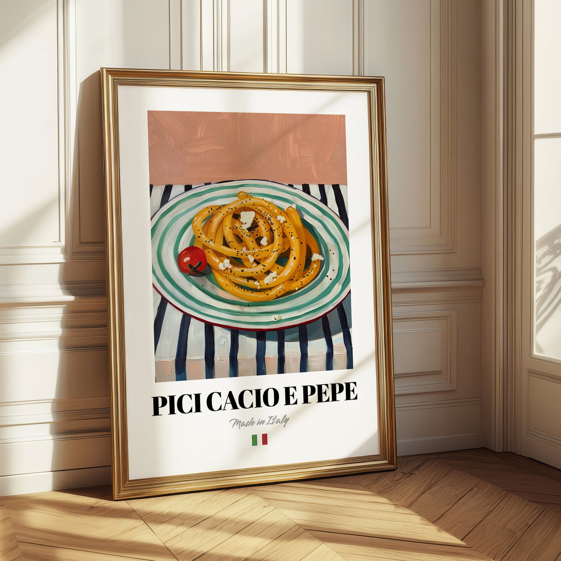 Pici Cacio e Pepe – Italian Pasta, Ristorante Poster