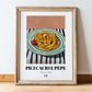 Pici Cacio e Pepe – Italian Pasta, Ristorante Poster, in wooden frame leaning on the floor