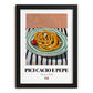 Pici Cacio e Pepe – Italian Pasta, Ristorante Poster, in sleek black frame