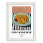 Pici Cacio e Pepe – Italian Pasta, Ristorante Poster, placed in minimal white frame