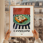 Cannelloni – Italian Pasta, Ristorante Illustration, styled in a charming Paris street view