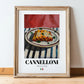 Cannelloni – Italian Pasta, Trattoria Poster, in wooden frame leaning on the floor