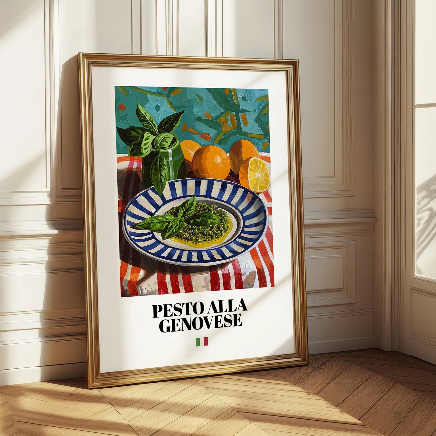 Pesto alla Genovese – Italian Pasta, Osteria Wall Decor