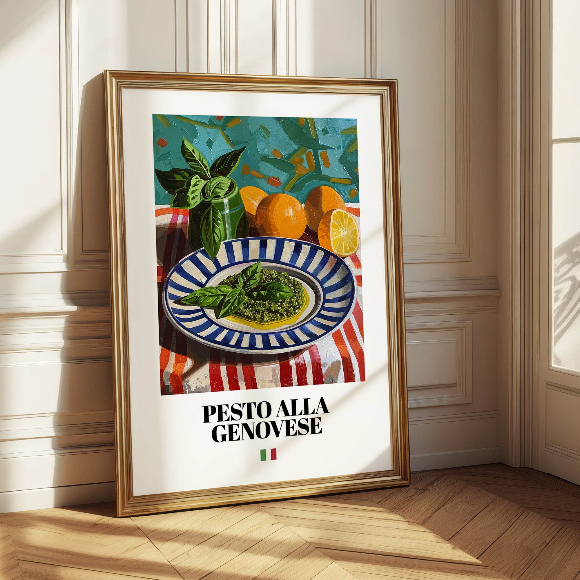 Pesto alla Genovese – Italian Pasta, Osteria Wall Decor
