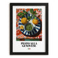 Pesto alla Genovese – Italian Pasta, Ristorante Illustration, in sleek black frame