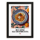 Bucatini all'Amatriciana – Italian Pasta, Trattoria Wall Art, in sleek black frame