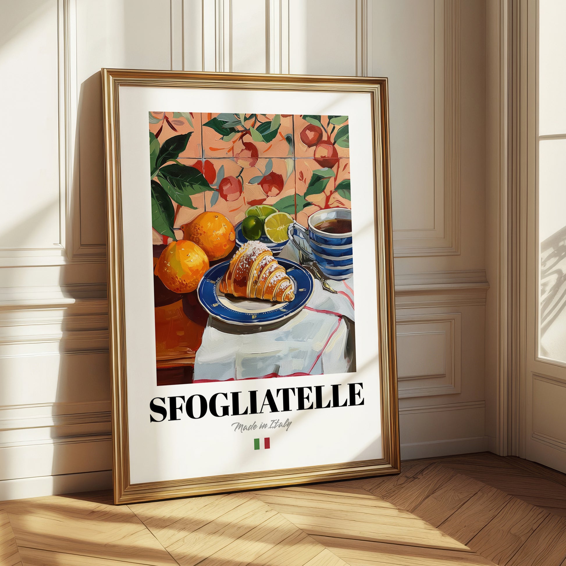 Sfogliatelle – Italian Pastry Dish, Café Wall Art