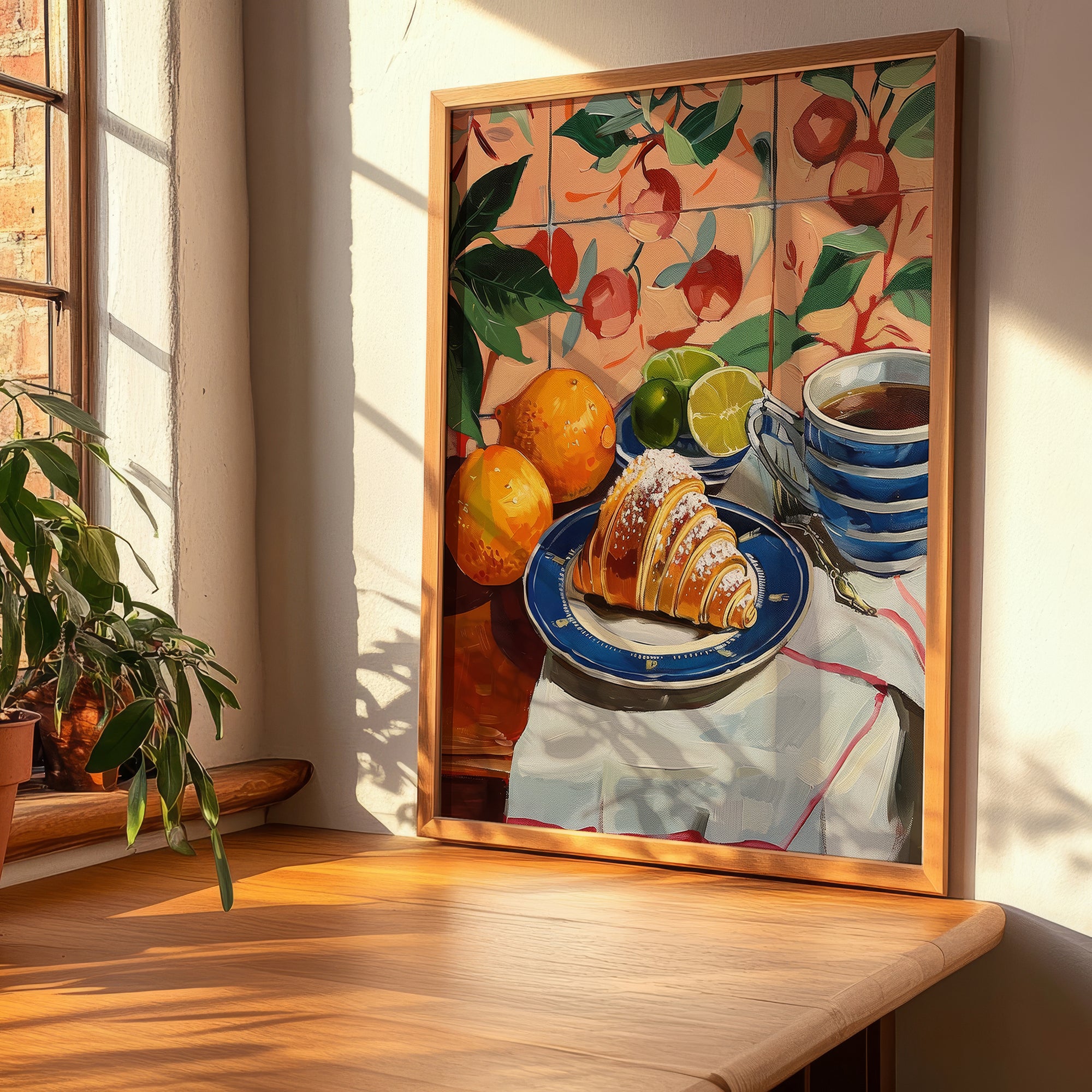 Sfogliatelle – Italian Pastry Dish, Café Wall Art, clean layout with no caption