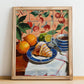 Sfogliatelle – Italian Pastry Dish, Café Wall Art, no-text version framed in wood