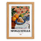Sfogliatelle – Italian Pastry Dish, Café Wall Art, set in oak frame