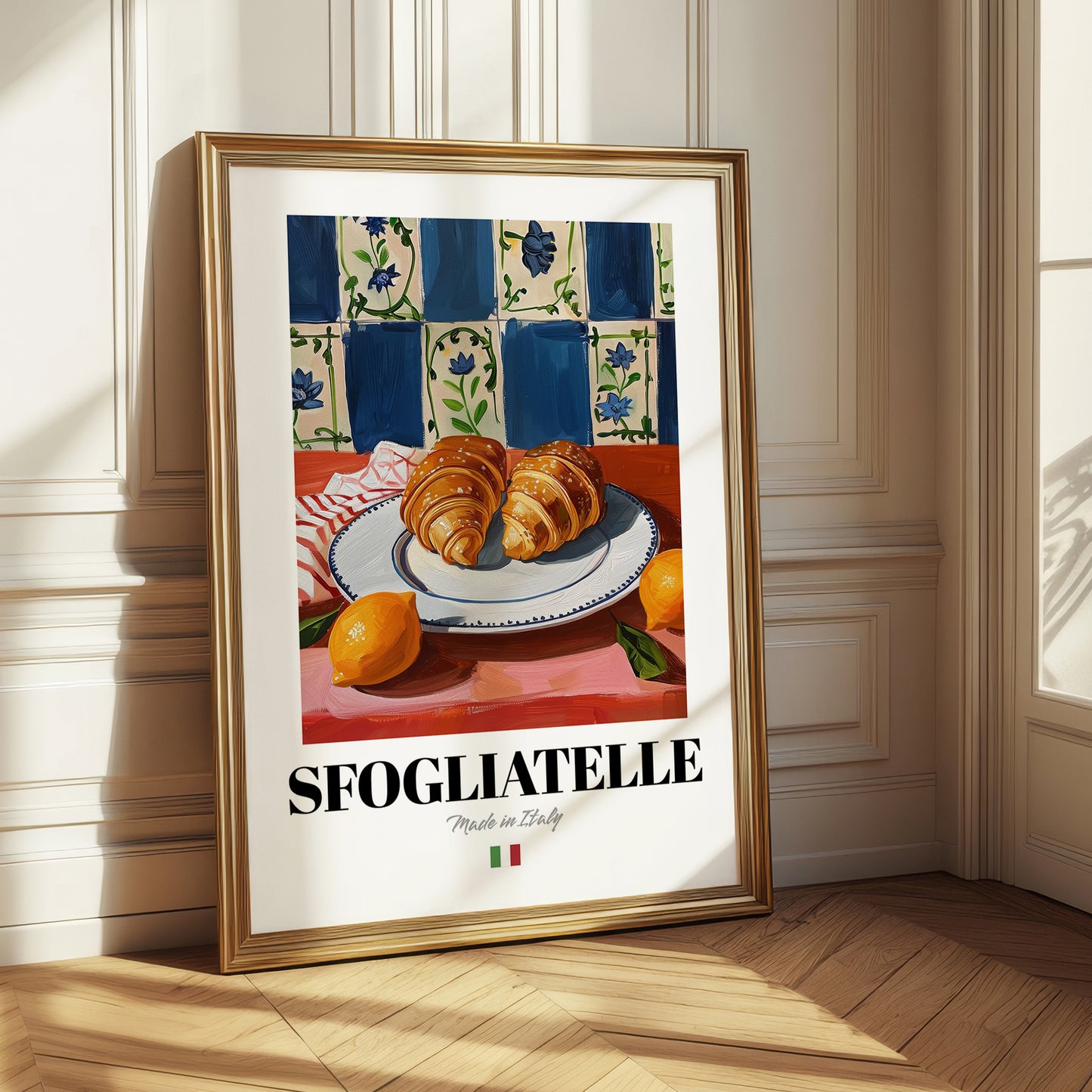 Sfogliatelle – Italian Pastry Dish, Brasserie Illustration