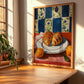 Sfogliatelle – Italian Pastry Dish, Brasserie Illustration, clean layout with no caption