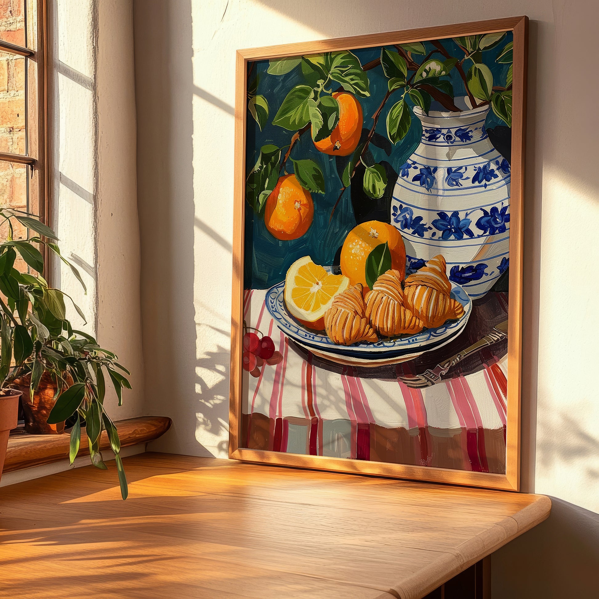 Sfogliatelle – Italian Pastry Dish, Café Poster, clean layout with no caption