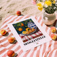 Sfogliatelle – Italian Pastry Dish, Café Poster, unframed on coastal sand